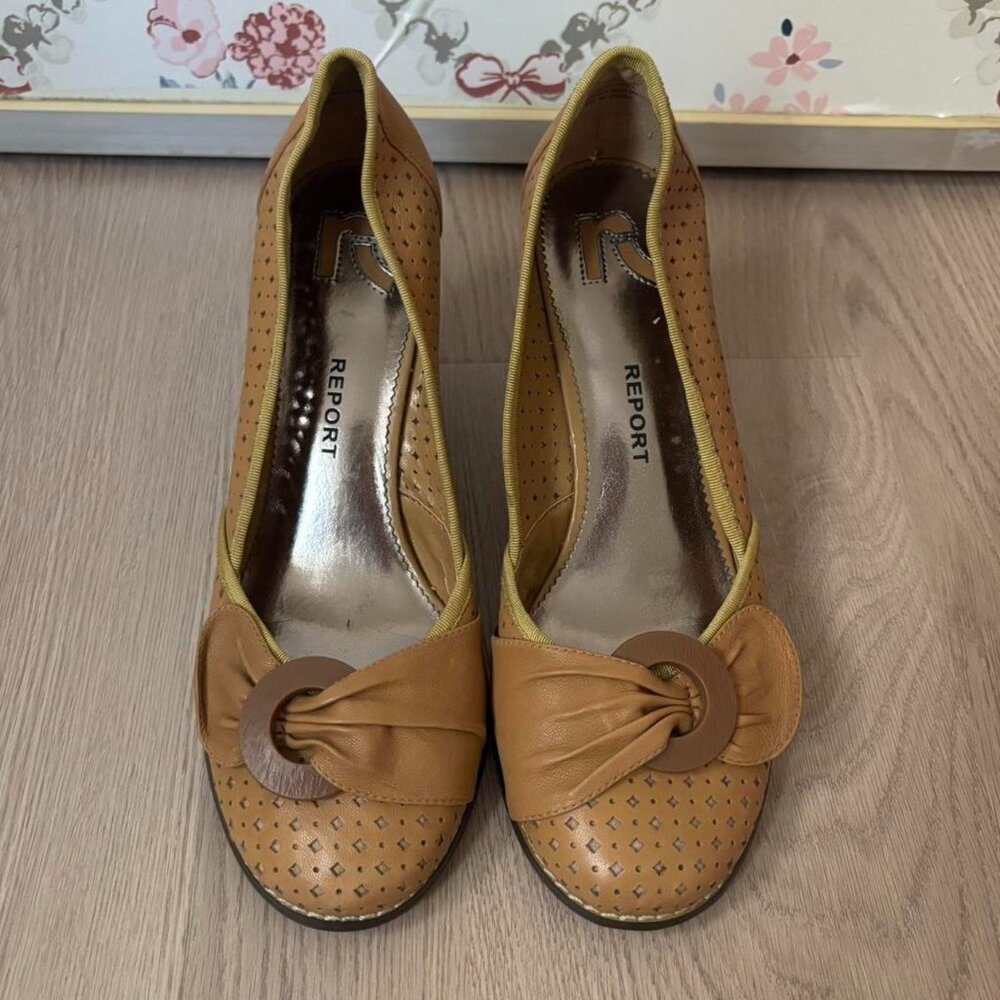 retro style wedges